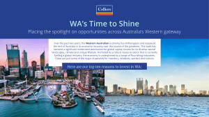 10 Reasons to Invest in WA - COLLIERS REPORT