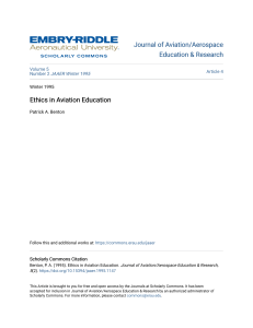 Ethics in Aviation Education