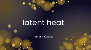 latent heat