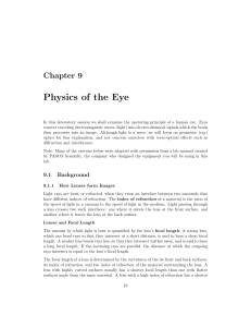 Physics of the Eye