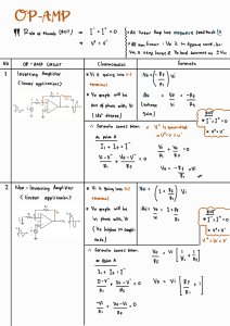 Summary OP-Amplifier 230113 161644