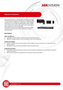 HikCentral-Professional Datasheet V2.3 20220809