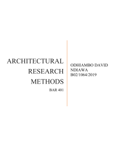 Architecture research