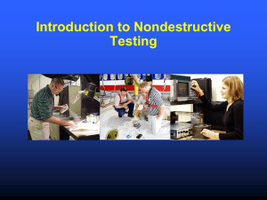 Intro to NDT