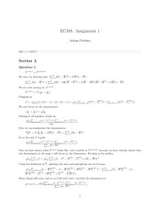 Assignment-Microeconometrics