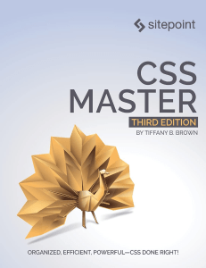 CSS Master, 3rd Edition by Tiffany Brown