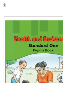 Health & Environment Textbook: Standard One Pupil's Book