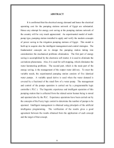 Abstract of my master thesis (ahmed zoromba 2005-2006)