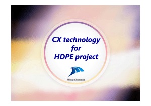 CX technology for HDPE project CX techno-1