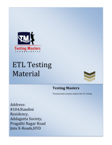 ETL Testing Material-Final