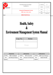 HSE-Manual