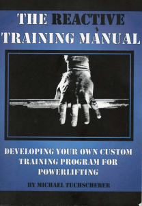 The Reactive Training manual