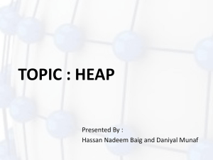 Heap Data Structure Presentation