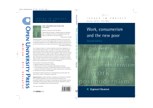 Bauman-2005-Work, consumerism and the new poor