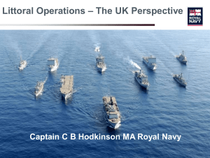 Littoral Operations – The UK Perspective