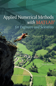 CHAPRA Applied Numerical Methods with MATLAB