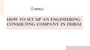 How to Set up an Engineering Consulting Company in Dubai
