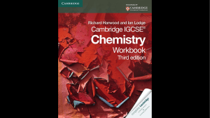 IGCSE Chemistry Workbook