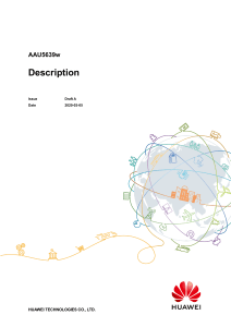 HUAWEI RF AAU5639w