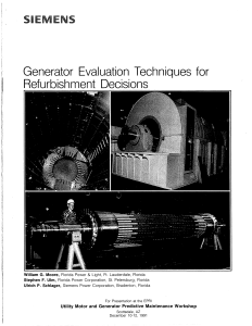 Generator Evaluation Techniques