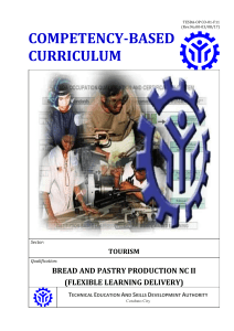 CBC - Bread And Pastry Production NC II - Blended - Copy