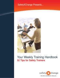 52tips for safety trainers