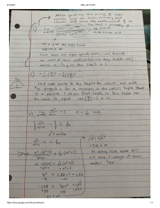 Math D Midterm Part 1