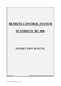rc400 manuale eng