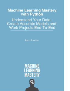 Machine Learning Mastery with Python (1)