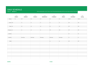 Schedule - Daily schedule (3)