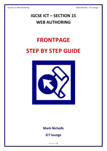web authoring step by step booklet