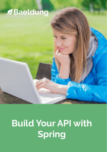Build Your API with Spring