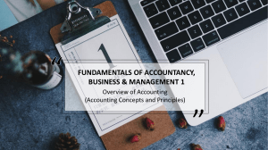 overview of accounting