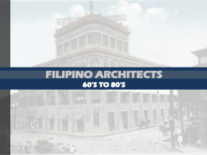 Famous Architects of Philippines