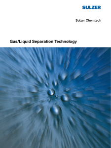 Gas--Liquid Separation Technology