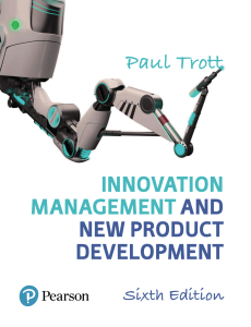 Innovation Management & New Product Development Textbook