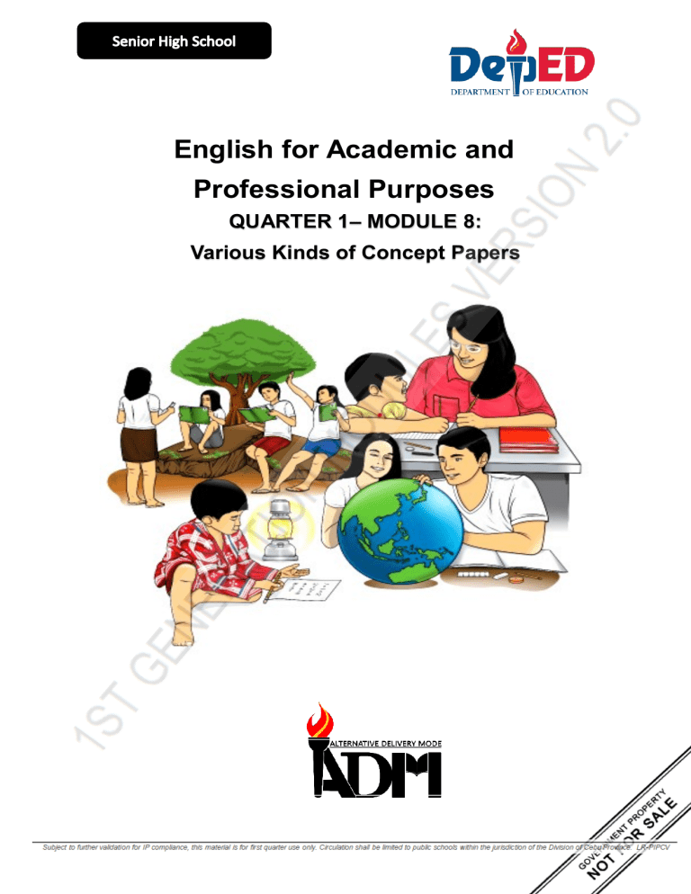 concept paper for education