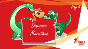 Gross Motor Dino Marathon