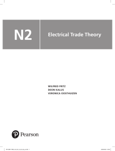 9781485717386 Electrical Trade Theory N2 sample chapter