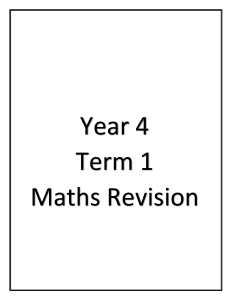 Maths revision term 1 