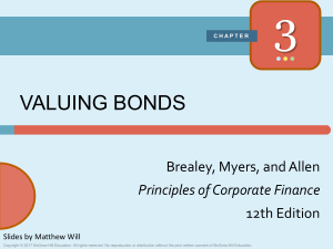 valuing bonds