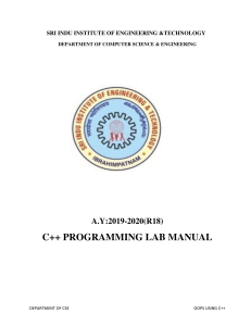 C-LAB-MANUAL-II-CSE-I-SEM