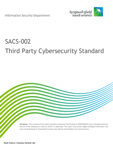SACS-002 Third Party Cybersecurity Standard-Feb22