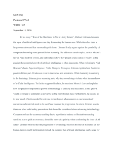 KaiClincyLittmanEssay