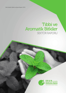 Tıbbi ve Aromatik Bitkiler Sektör Raporu