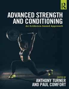 Advanced Strength and Conditioning: Evidence-Based Approach