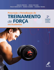 Prescrição e periodização do treinamento de força em academias jonato