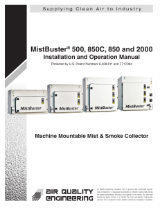 51892 MistBuster Owner's Manual