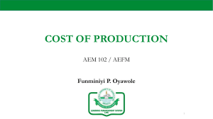AEM 102 Costs of production 2020-21