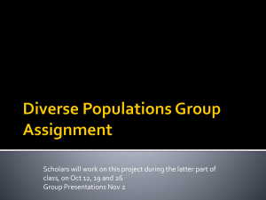 Diverse Populations Group 22